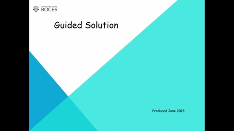 Thumbnail for Topic C: Solution 2