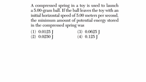 Thumbnail for Physics: June 2015 - Question 45