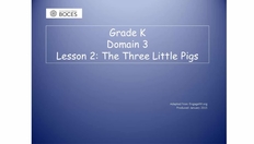 Go to Lesson 2 Read Aloud: The Three Little Pigs with duration: 10 minutes, 22 seconds