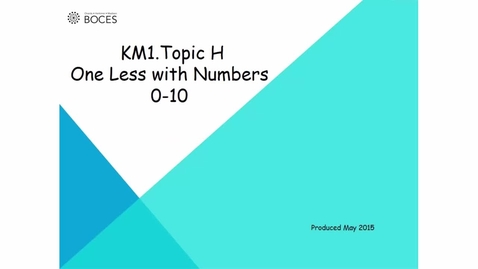 Thumbnail for Topic H Tutorial: One Less With Numbers 0-10