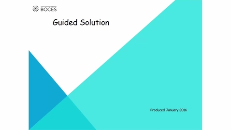 Thumbnail for Topic F: Solution 2