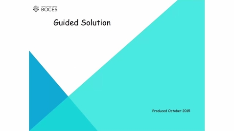 Thumbnail for Topic A Solution 1