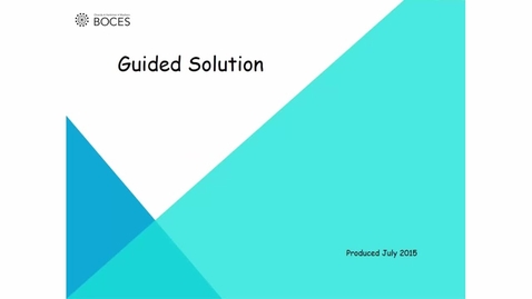 Thumbnail for Topic D: Solution 2