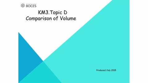 Thumbnail for Topic D Tutorial: Comparison Of Volume