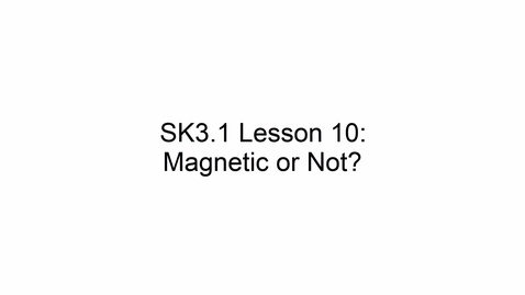 Thumbnail for SK3.1 L10 Magnetic or Not?