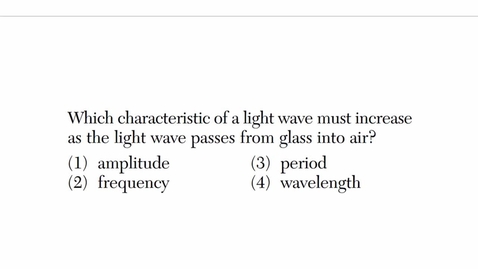 Thumbnail for Physics: June 2015 - Question 8