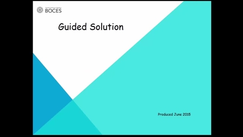 Thumbnail for Topic B: Solution 4