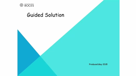 Thumbnail for Topic C: Solution 3