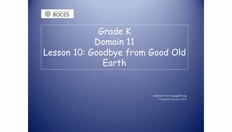 Go to Lesson 10 Read Aloud: Goodbye From Good Old Earth with duration: 7 minutes, 21 seconds
