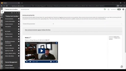 Thumbnail for Adding Video Quizzes in Kaltura