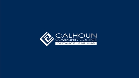 Thumbnail for Calhoun Email in Blackboard