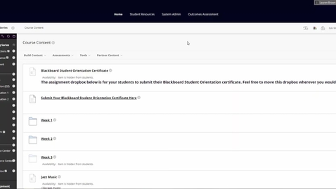 Thumbnail for Action Bar - Assessments