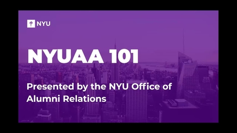Thumbnail for NYUAA 101