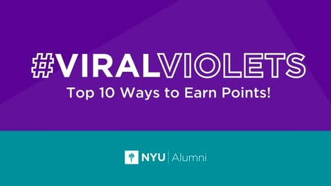 Thumbnail for NYU #ViralViolets