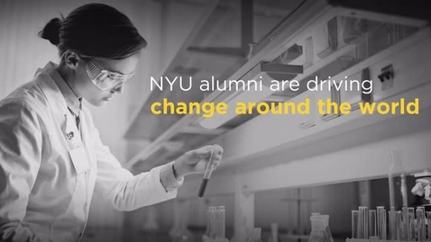 Thumbnail for entry Introducing NYU Alumni Changemakers