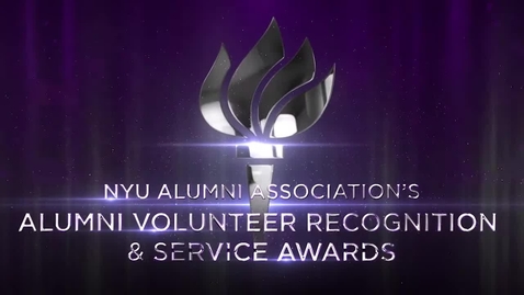 Thumbnail for entry NYU Alumni Association's Alumni Volunteer Recognition &amp; Service Awards 2020