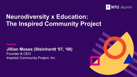 Thumbnail for entry BeTogether Alumni Conference 2023 | Neurodiversity x Education: The Inspired Community Project