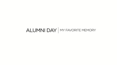 Thumbnail for entry NYU Alumni Day 2013: My Favorite Memory