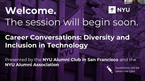 Thumbnail for entry Career Conversations: Diversity &amp; Inclusion in Technology