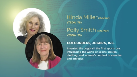 Thumbnail for entry  NYU Alumni Changemaker: Hinda Miller (she/her) (TSOA ’76) &amp; Polly Smith (she/her) (TSOA ’75)