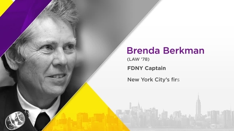 Thumbnail for entry NYU Alumni Changemakers 2019: Brenda Berkman (LAW ’78)