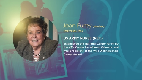 Thumbnail for entry  NYU Alumni Changemaker: Joan Furey (she/her) (MEYERS ’76)