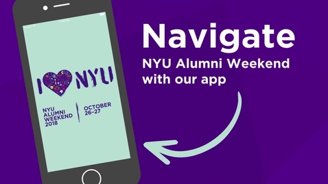 Thumbnail for entry Alumni Weekend 2018: Download the App!