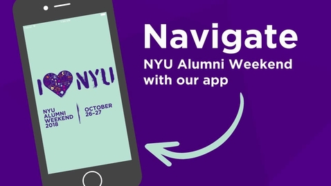Thumbnail for Alumni Weekend 2018: Download the App!