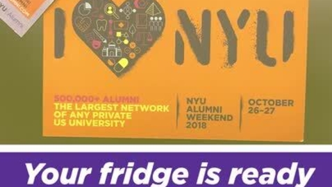 Thumbnail for entry Put a Note on Your Fridge: Alumni Weekend 2018