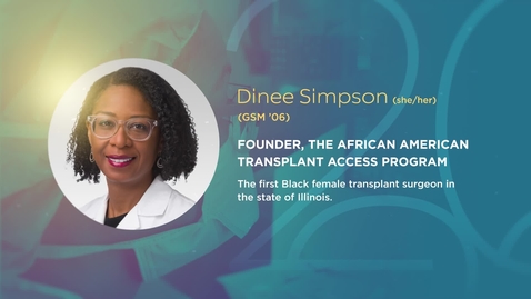 Thumbnail for  NYU Alumni Changemaker: Dinee Simpson (she/her) (GSM ’06)