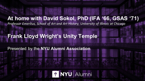 Thumbnail for At home with David Sokol (IFA '66, GSAS '71)