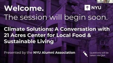 Thumbnail for Climate Solutions: A Conversation with 21 Acres