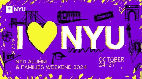 Thumbnail for Join us for NYU Alumni Weekend 2024