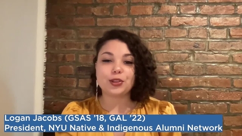 Thumbnail for entry Alumni Profile Video Series: Logan Jacobs (GSAS '18, GAL '22)