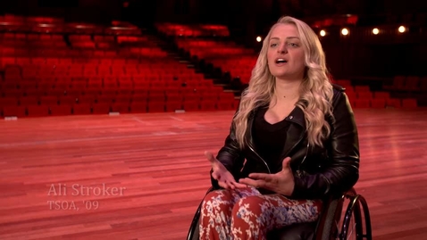 Thumbnail for Ali Stroker (TSOA '09), The 2017 Distinguished Young Alumna Award