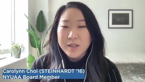 Thumbnail for Alumni Profile Video Series: Carolynn Choi (STEINHARDT '16)