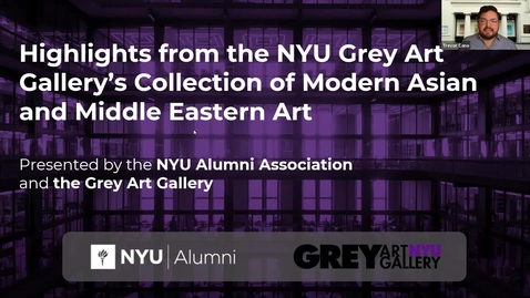 Thumbnail for entry Highlights from the NYU Grey Art Gallery's Collection of Modern Asian and Middle Eastern Art