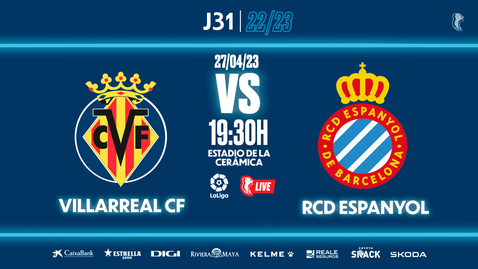 Miniatura para la entrada 🔴 #EspanyolMEDIA | ⚽️ Villarreal CF 🆚 RCD Espanyol | J31 | LaLiga