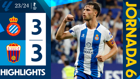 Thumbnail for entry ⚽ RESUMEN J6 | Espanyol 3-3 Eldense | #LaLigaHighlights