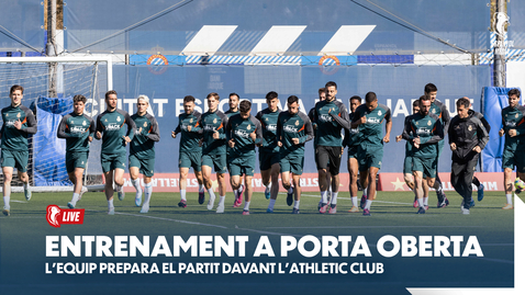 Thumbnail for entry 🔴 #EspanyolMEDIA | ⚽️ Entrenamiento a puerta abierta 💪