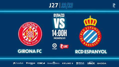 Miniatura para la entrada 🔴 #EspanyolMEDIA | ⚽️ Girona FC 🆚 RCD Espanyol | J27 | LaLiga