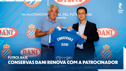 Miniatura para la entrada Dani renova el patrocini amb el RCD Espanyol