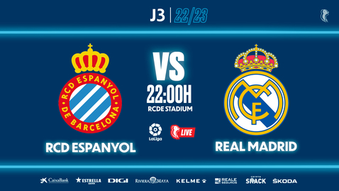 Miniatura para la entrada 🔴 #EspanyolMEDIA | 🎥 RCD Espanyol 🆚 Real Madrid | J3 | LaLiga