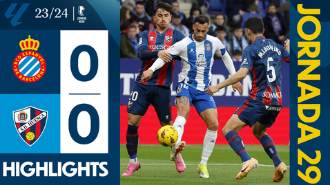 Thumbnail for entry ⚽ RESUMEN J29 | Espanyol 0-0 Huesca | #LaLigaHighlights