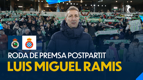 Thumbnail for entry 🎥 Rueda de prensa de Luis Miguel Ramis | #RacingEspanyol