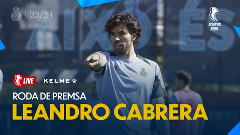 Thumbnail for entry 🔴 LIVE | 🎥 Rueda de prensa de Leandro Cabrera | #EspanyolMEDIA