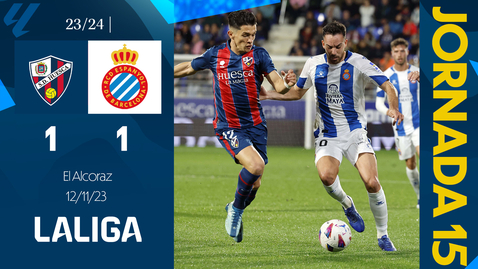 Thumbnail for entry PARTIDO COMPLETO J15 | Huesca 1-1 Espanyol | La Liga 23/24