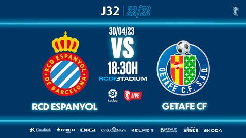Miniatura para la entrada 🔴 #EspanyolMEDIA | ⚽️ RCD Espanyol 🆚 Getafe CF | J32 | LaLiga