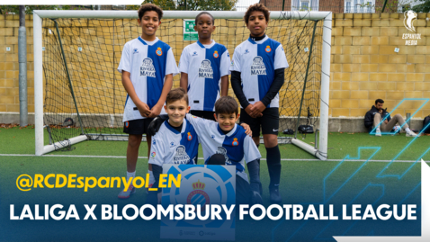 Thumbnail for entry 🌍 #RCDE 𝒐𝒗𝒆𝒓 𝒍𝒂𝒏𝒅 𝒂𝒏𝒅 𝒔𝒆𝒂 | LaLiga x Bloomsbury Football League