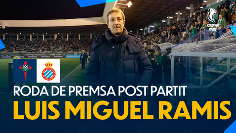 Thumbnail for entry 🎥 Rueda de prensa de Luis Miguel Ramis | #RacingFerrolEspanyol